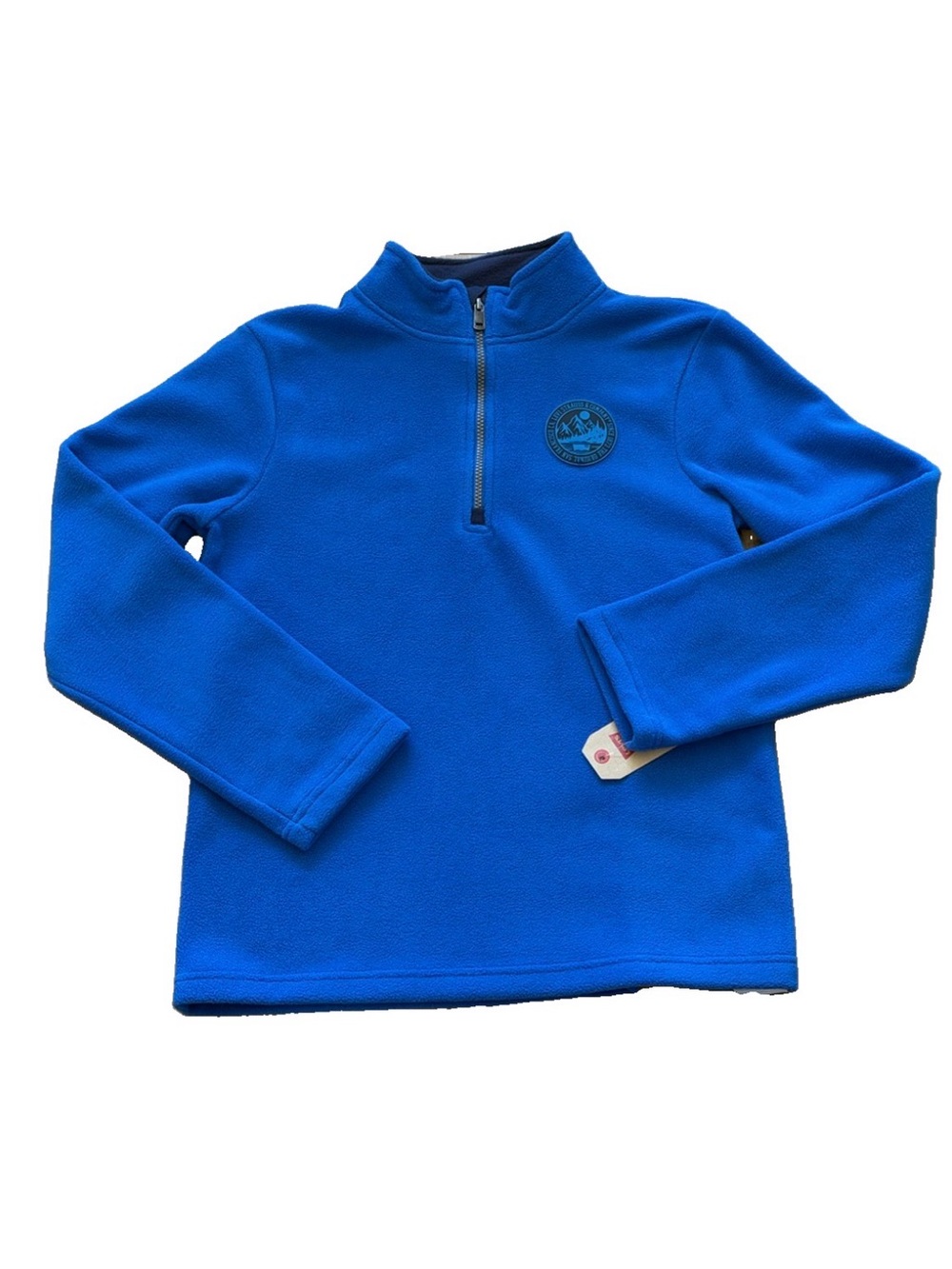 Levi's Bright Blue Kids Quarter-Zip Fleece Pullover